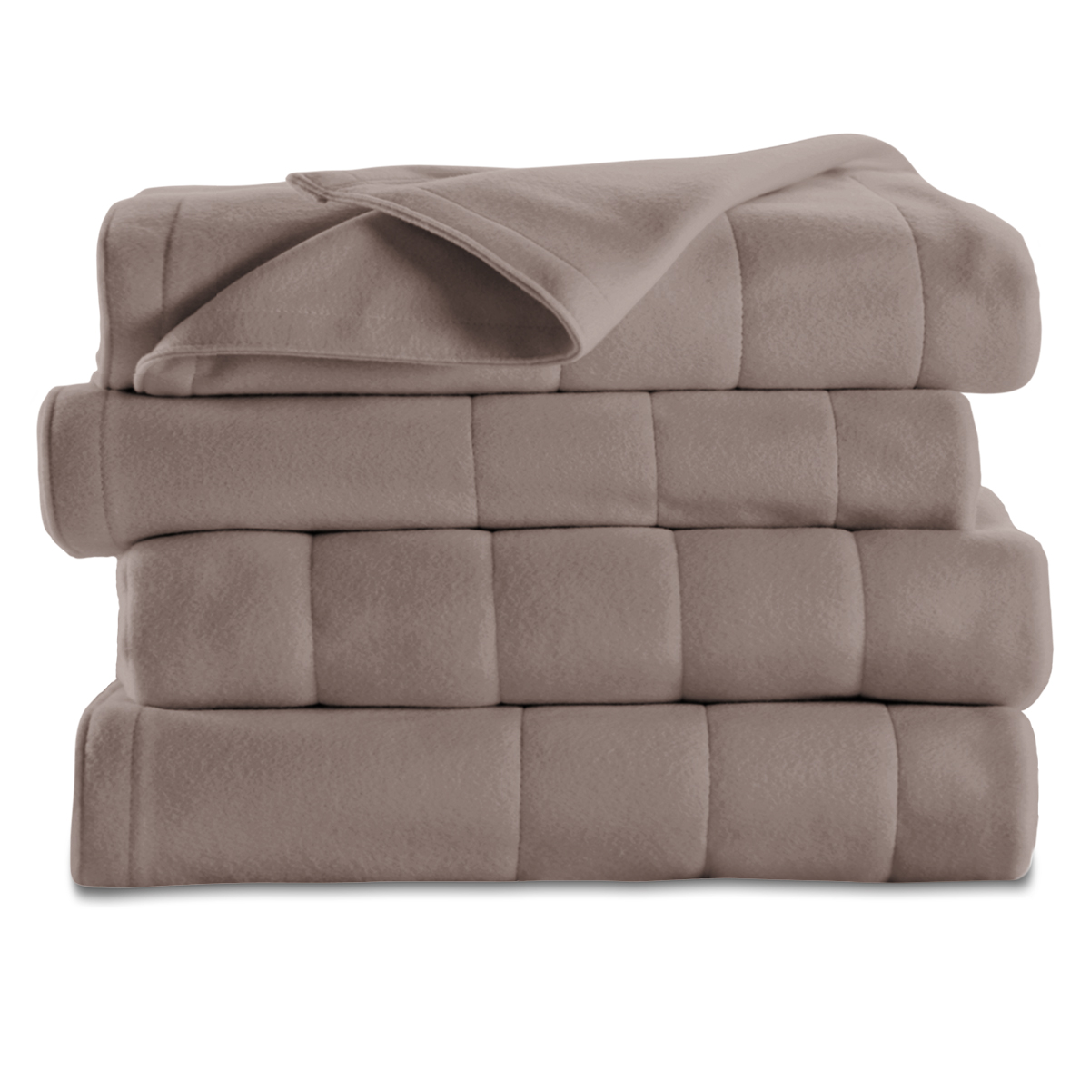 Sunbeam King Quilted Fleece Heated Blanket Sand Sunbeam Canada Bsf9hks R783 13a50