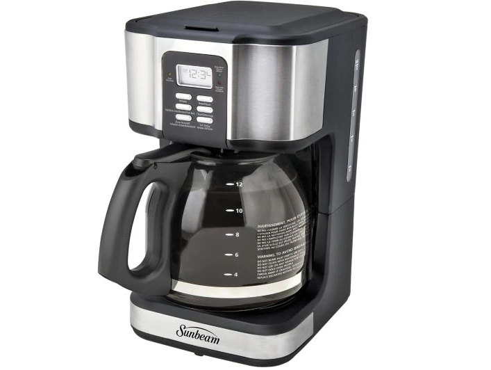 Sunbeam® Designer 12-Cup Programmable Coffeemaker, Stainless Steel